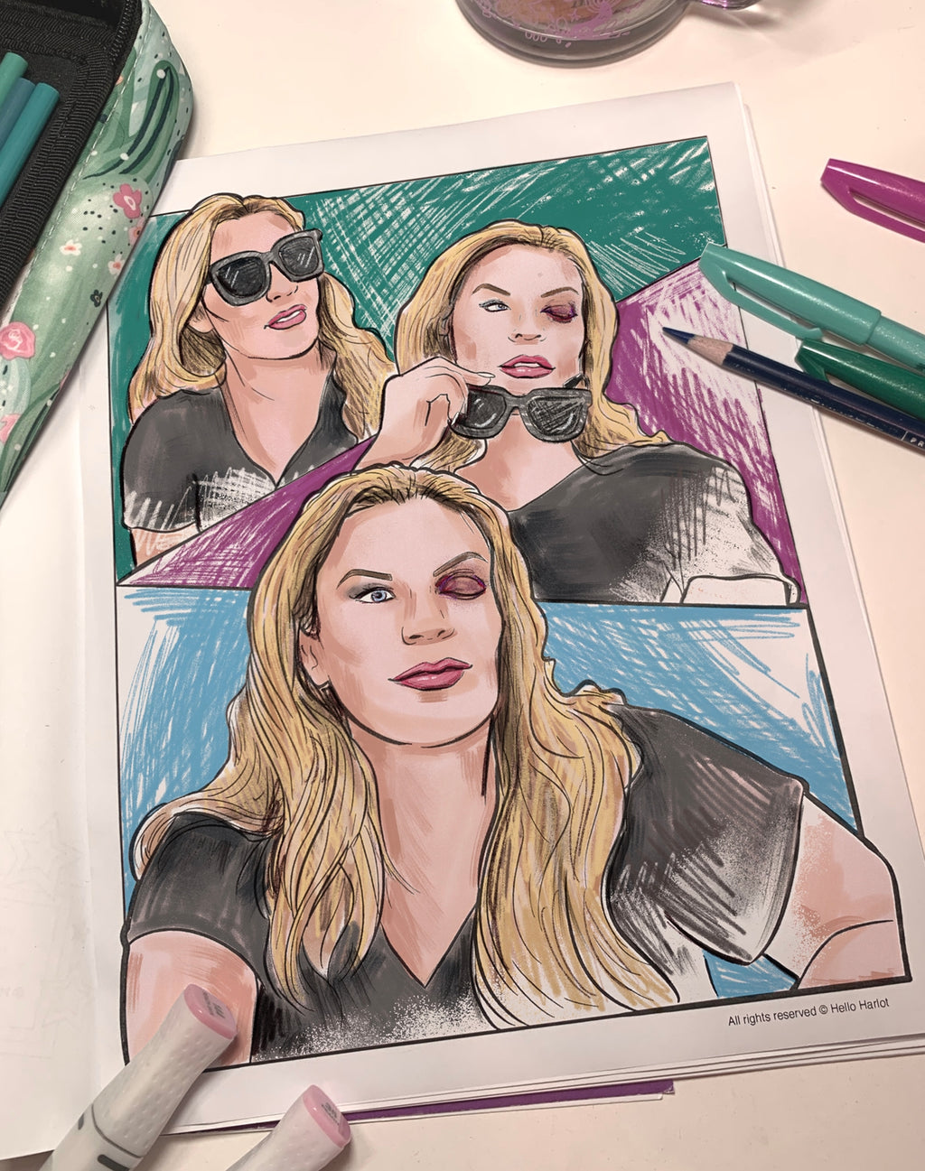 Rhoslc Housewives of Salt Lake City Coloring Book