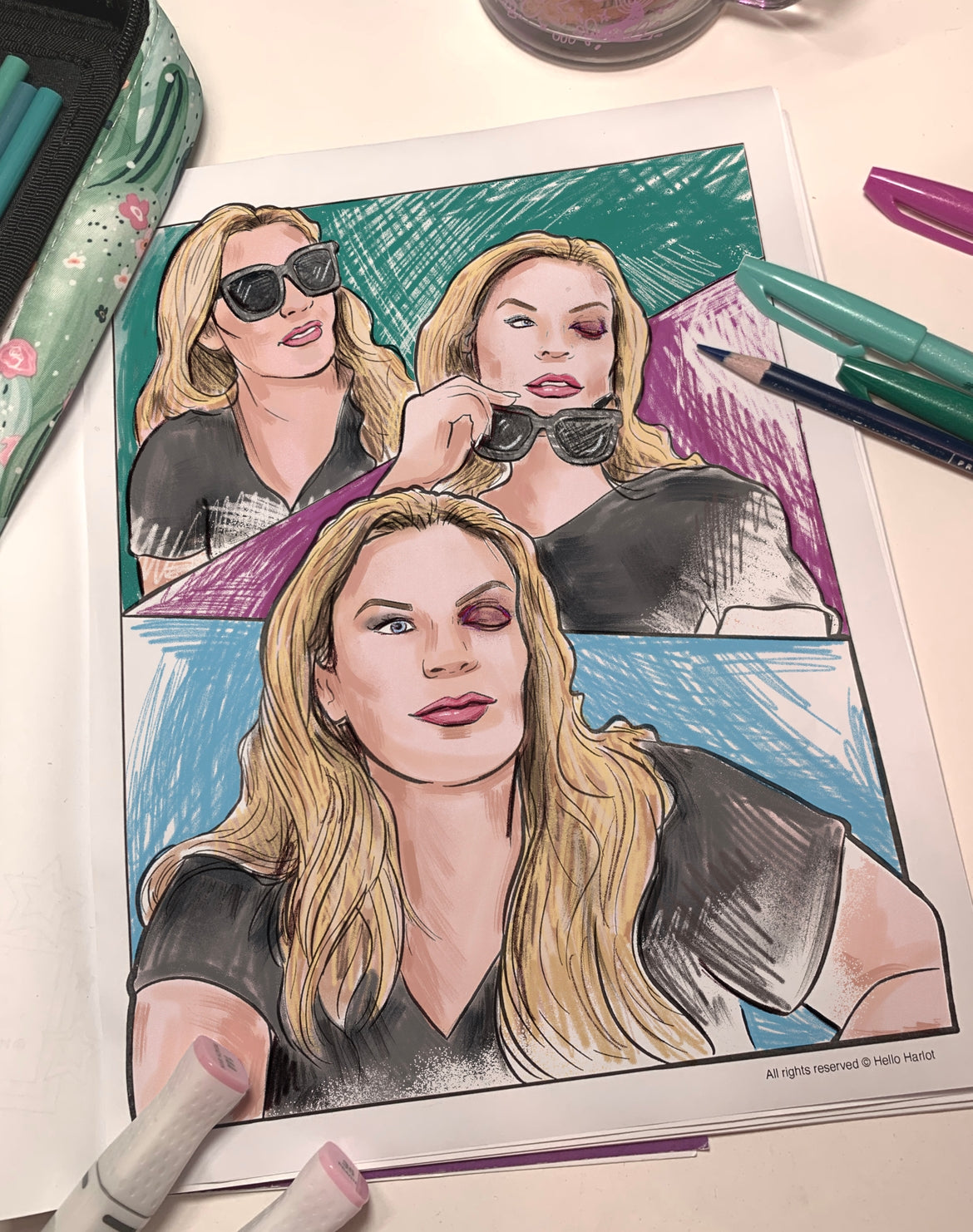 Rhoslc Housewives of Salt Lake City Coloring Book