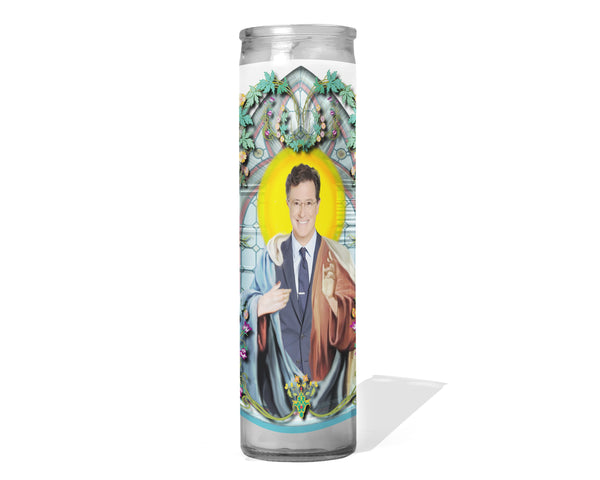 Stephen Colbert Celebrity Prayer Candle