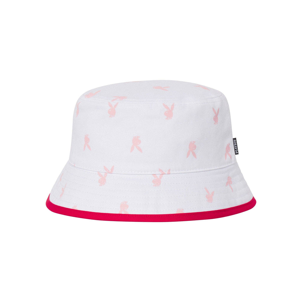 PLAYBOY Rainbow Lining Rabbit Head Bucket Hat