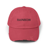 RAINBOW Distressed Cap in 6 colors
