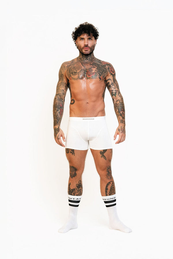 Mounderwear The Standard Boxer Briefs - White