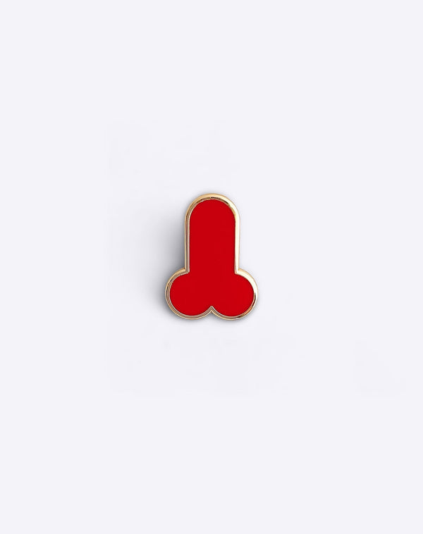 Red Dick enamel pin by Dicks Don't Lie