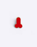 Red Dick enamel pin by Dicks Don't Lie