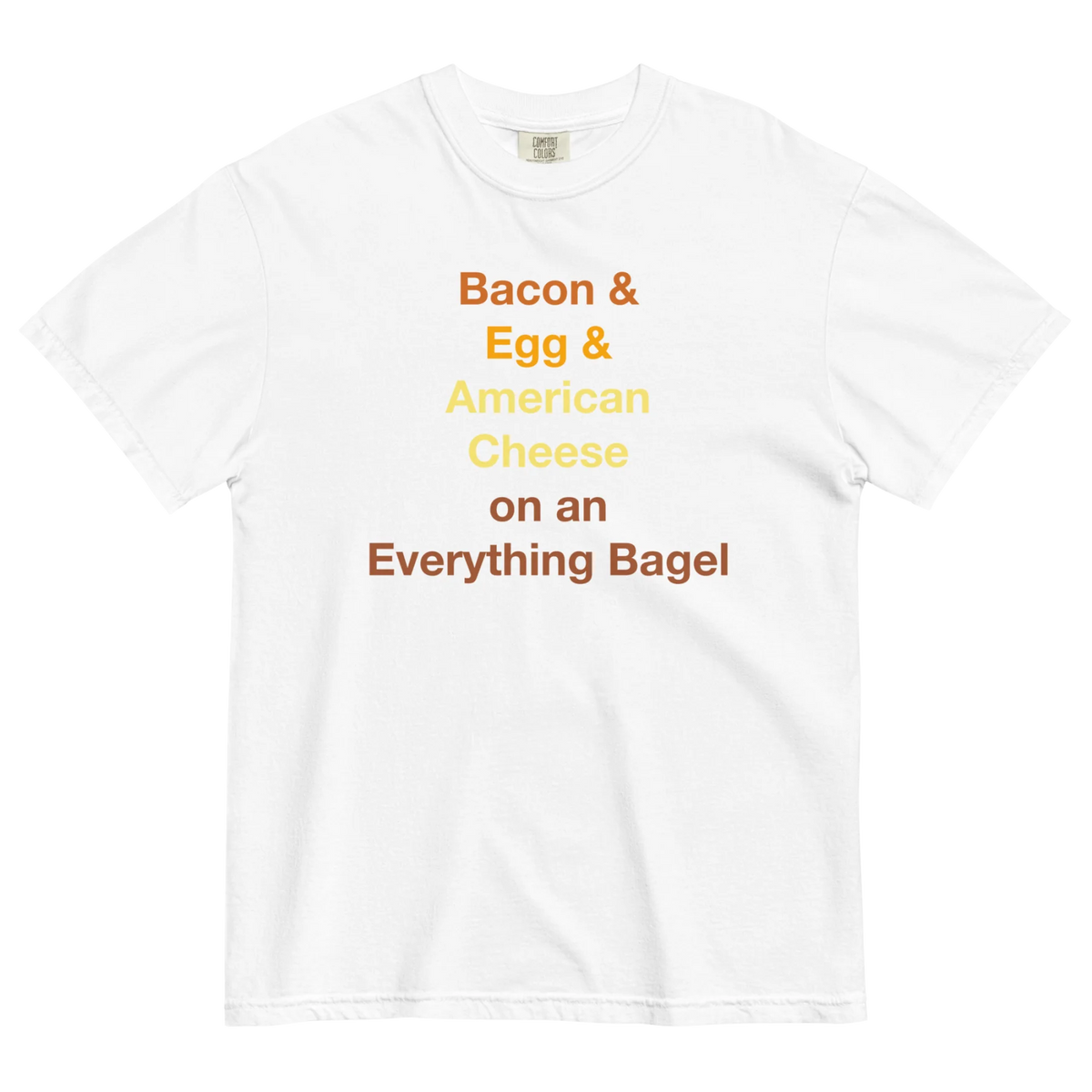 Build-Your-Bagel Order T-Shirt