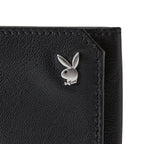 PLAYBOY Men's Milled Trifold Wallet