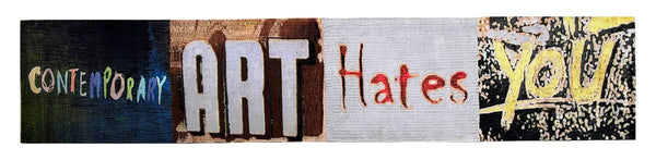 JOHN WATERS x HENZEL STUDIO Rug: CONTEMPORARY ART HATES YOU