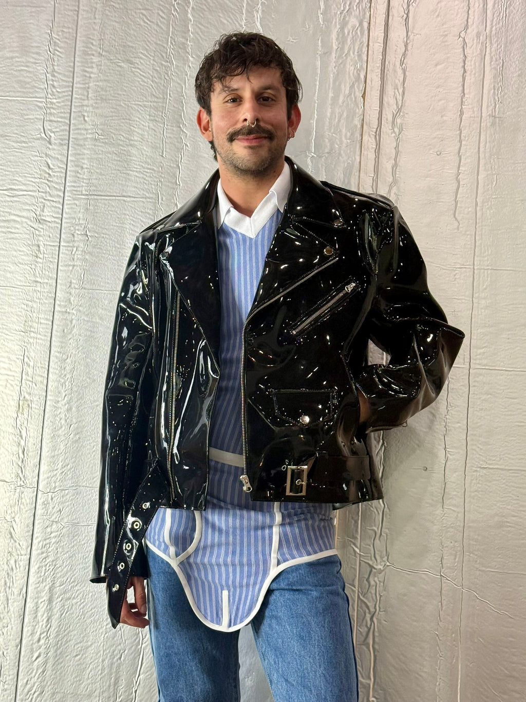 LOVERBOY BY CHARLES JEFFREY BIKER JACKET