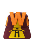 Atomic Cap with Detachable Patch Tawny Port by Walter Van Beirendonck