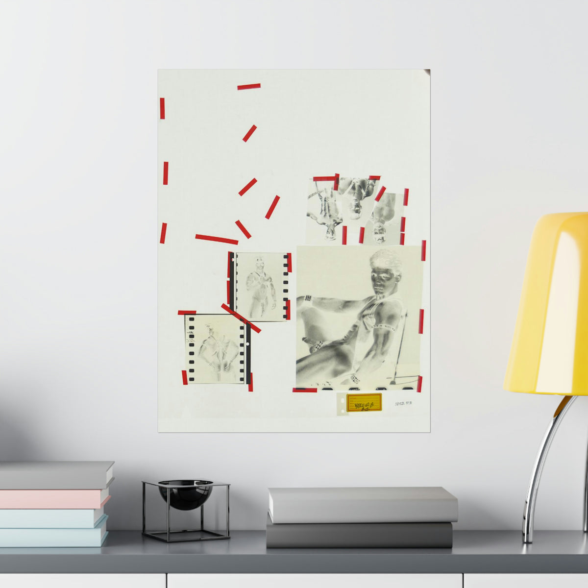 90S VINTAGE GAY PORN TRANSPARENCY Matte Vertical Poster #24