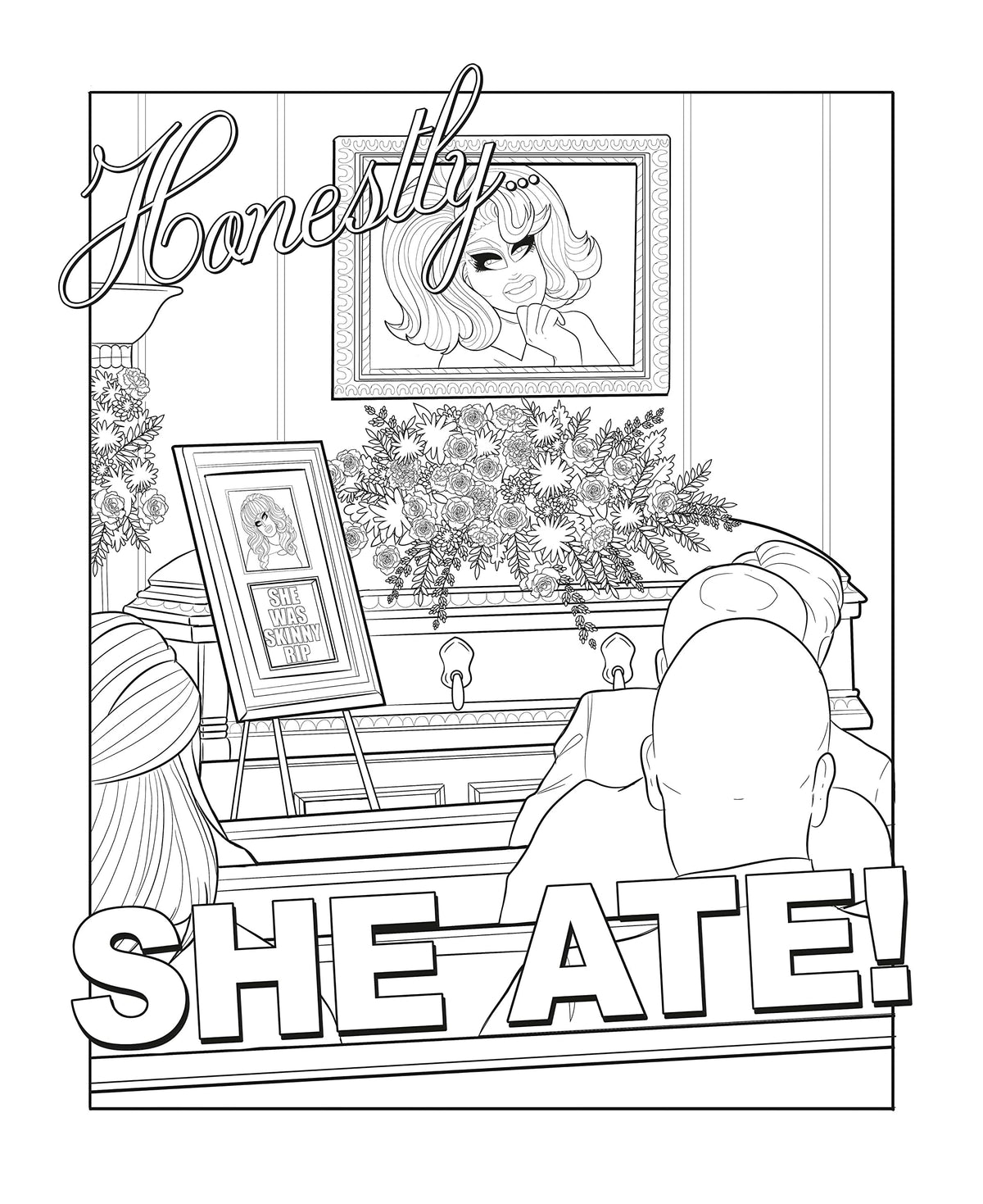 THE OFFICIAL TRIXIE AND KATYA COLORING BOOK