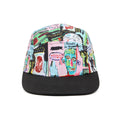 Jean-Michel Basquiat in Italian All-Over Print 5-Panel Cap
