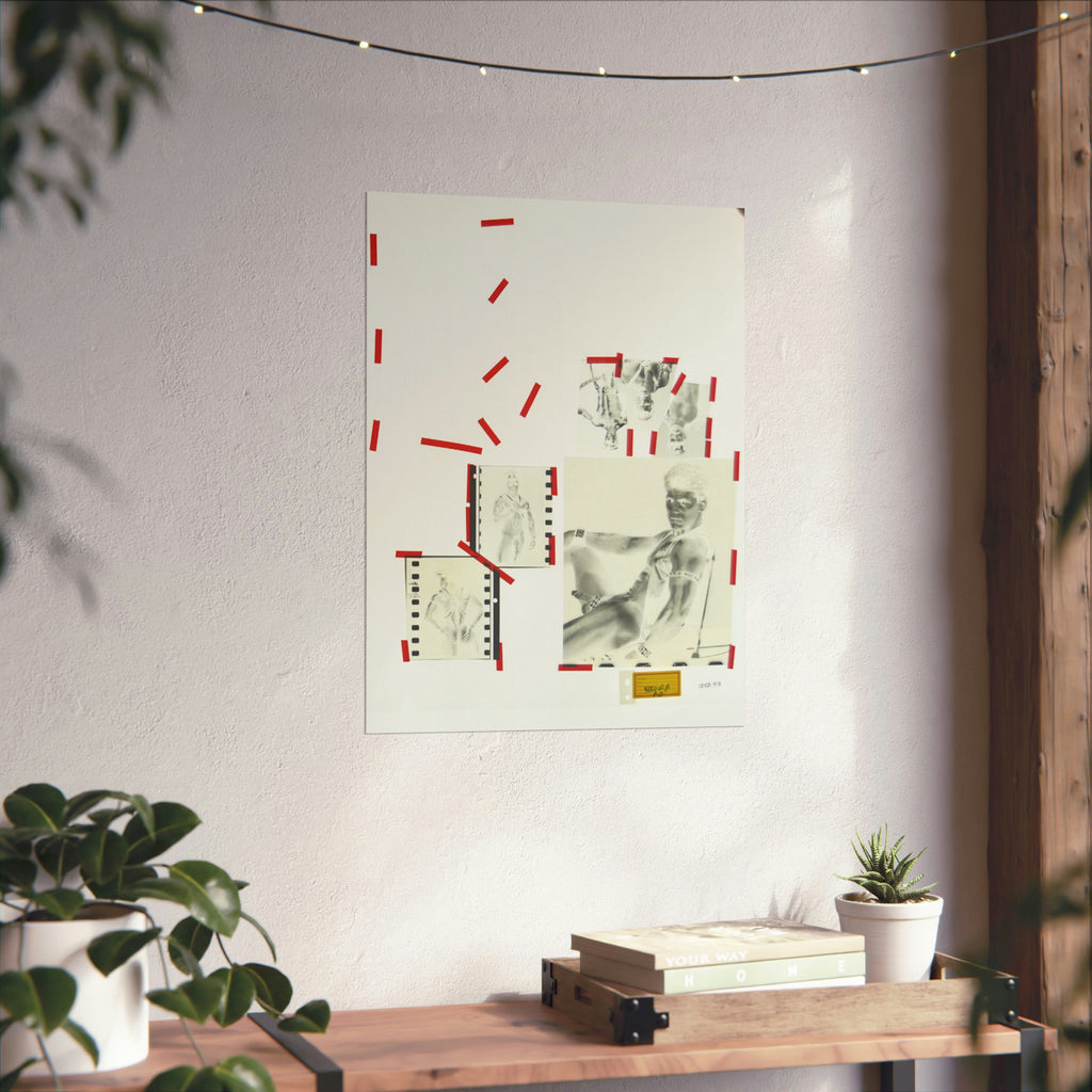 90S VINTAGE GAY PORN TRANSPARENCY Matte Vertical Poster #24