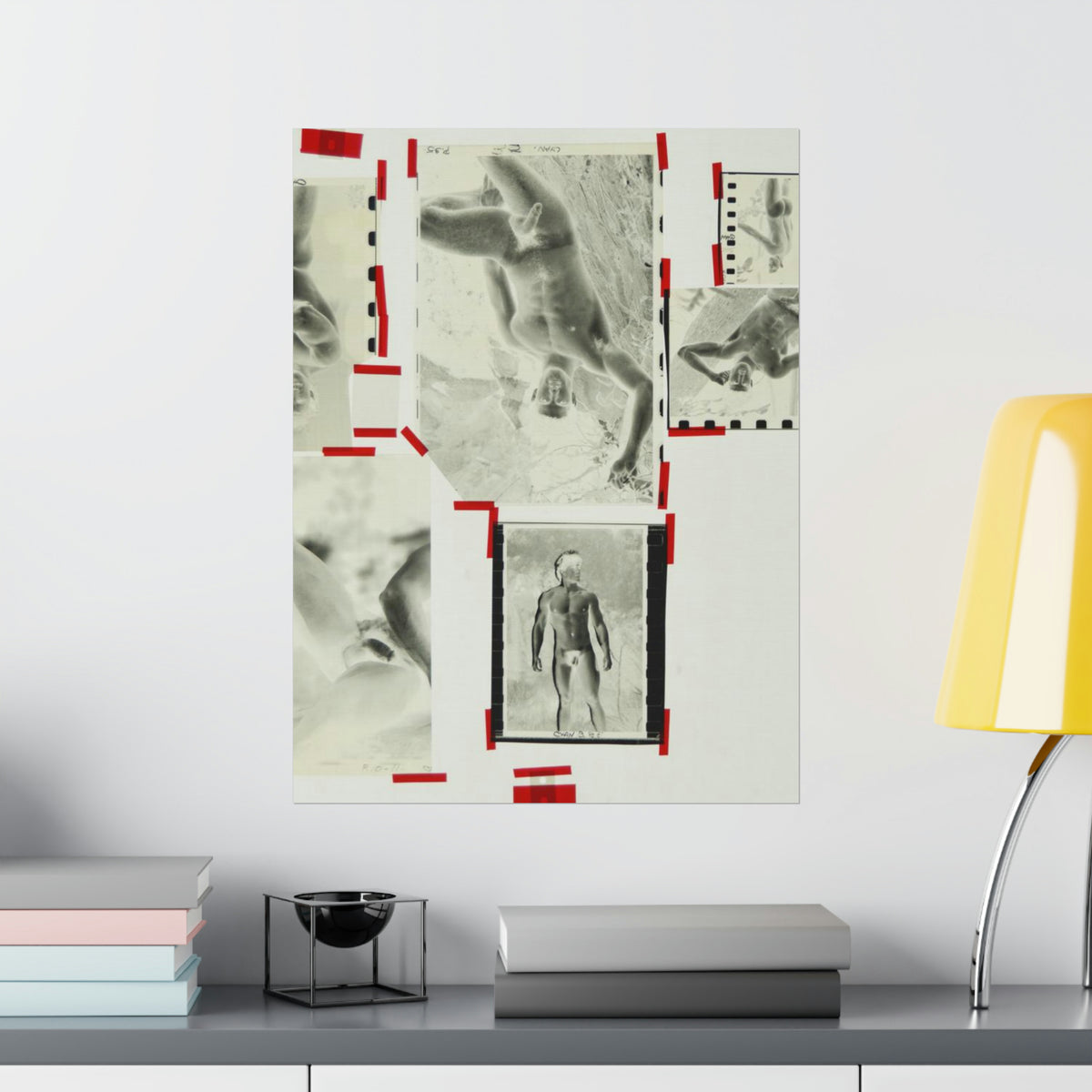 90S VINTAGE GAY PORN TRANSPARENCY Matte Vertical Poster #25