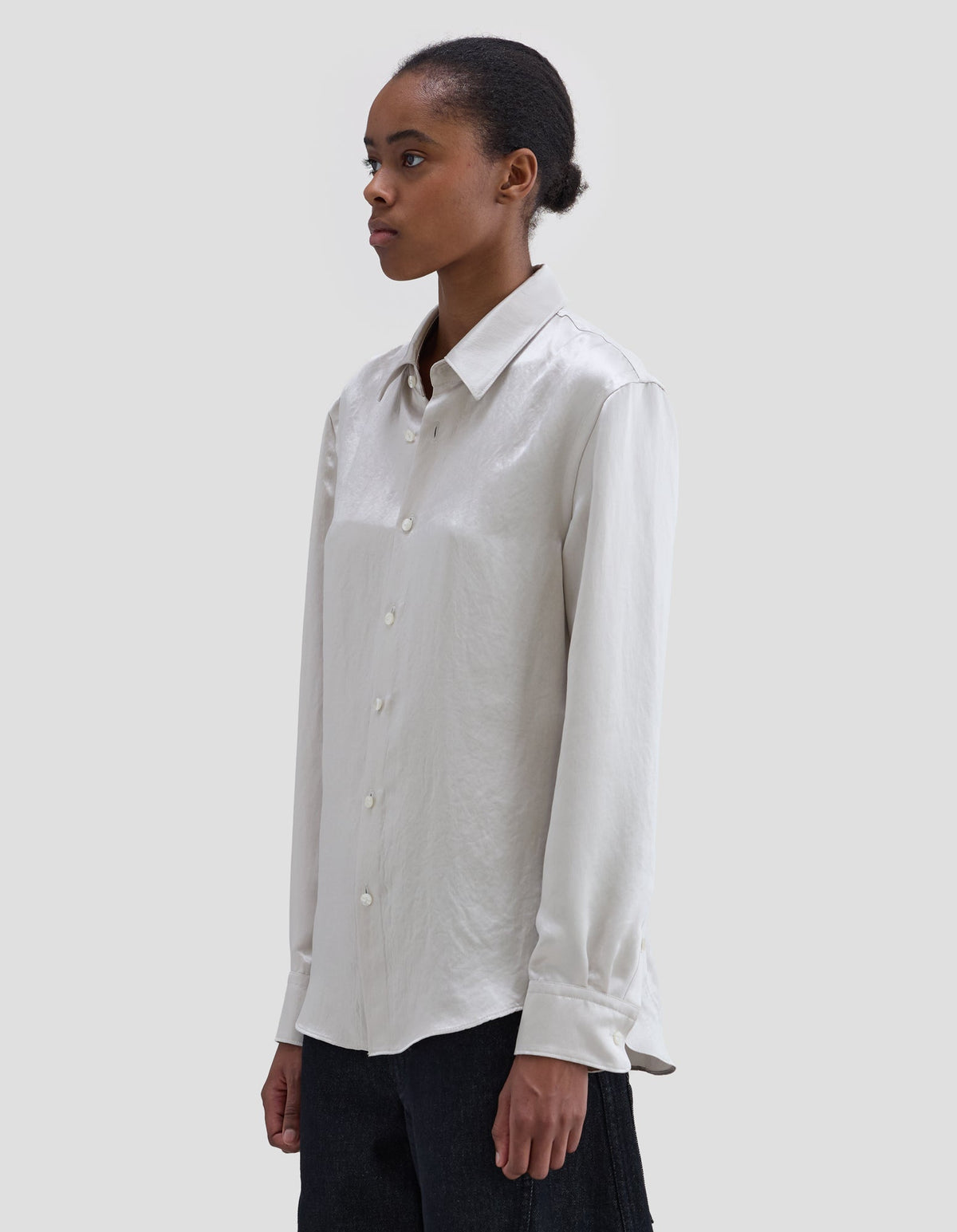 Eckhaus Latta Molten Buttondown Porcelain