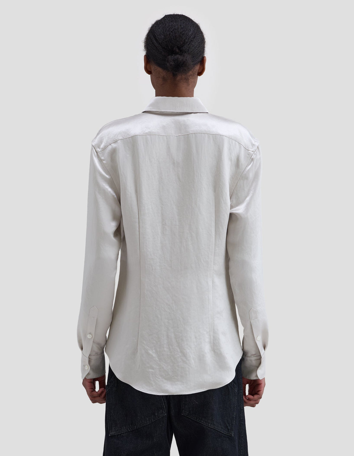 Eckhaus Latta Molten Buttondown Porcelain