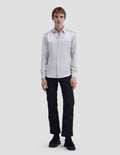 Eckhaus Latta Molten Buttondown Porcelain