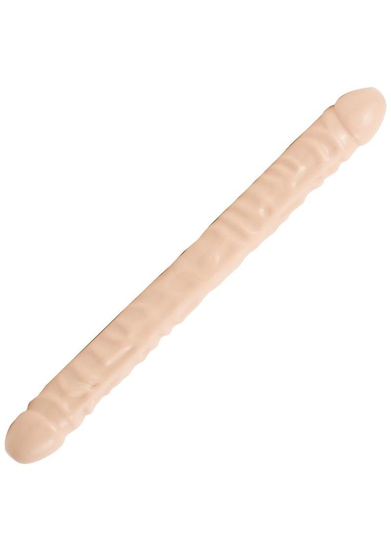 Classic Double Header Dildo 18in - Vanilla