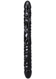 Classic Double Header Dildo 18in - Black