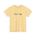 CONTENT TEE BY CULTUREEDIT AVAILABLE IN 13 COLORS