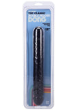 Jr. Veined Double Header Dildo 12in - Black