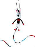 Walter Van Beirendonck Tube Rabbit Necklace Blue