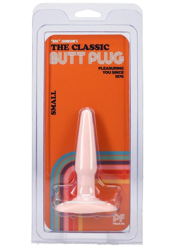 Doc Johnson Classic Butt Plug - Small - Vanilla