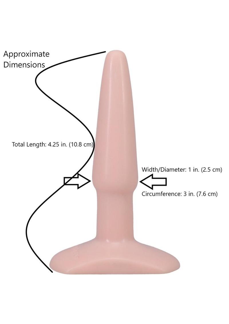 Doc Johnson Classic Butt Plug - Small - Vanilla