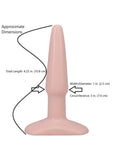 Doc Johnson Classic Butt Plug - Small - Vanilla