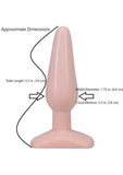 Doc Johnson Classic Butt Plug - Medium - Vanilla