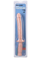 Classic The Manhandler with Handle Dildo 14.5in - Vanilla