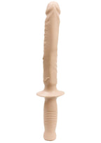 Classic The Manhandler with Handle Dildo 14.5in - Vanilla
