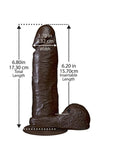 The Realistic Cock Dildo 6in - Black