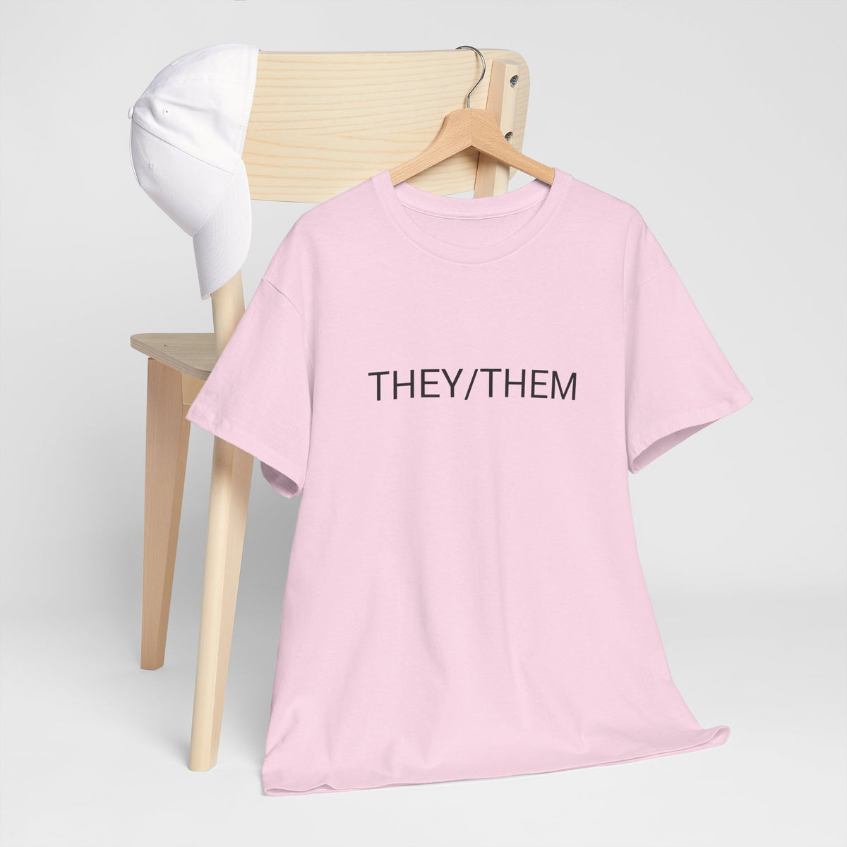 THEY/THEM TEE BY CULTUREEDIT AVAILABLE IN 13 COLORS