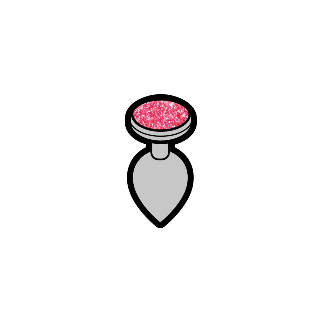 Gem Butt Plug Enamel Pin
