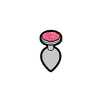 Gem Butt Plug Enamel Pin