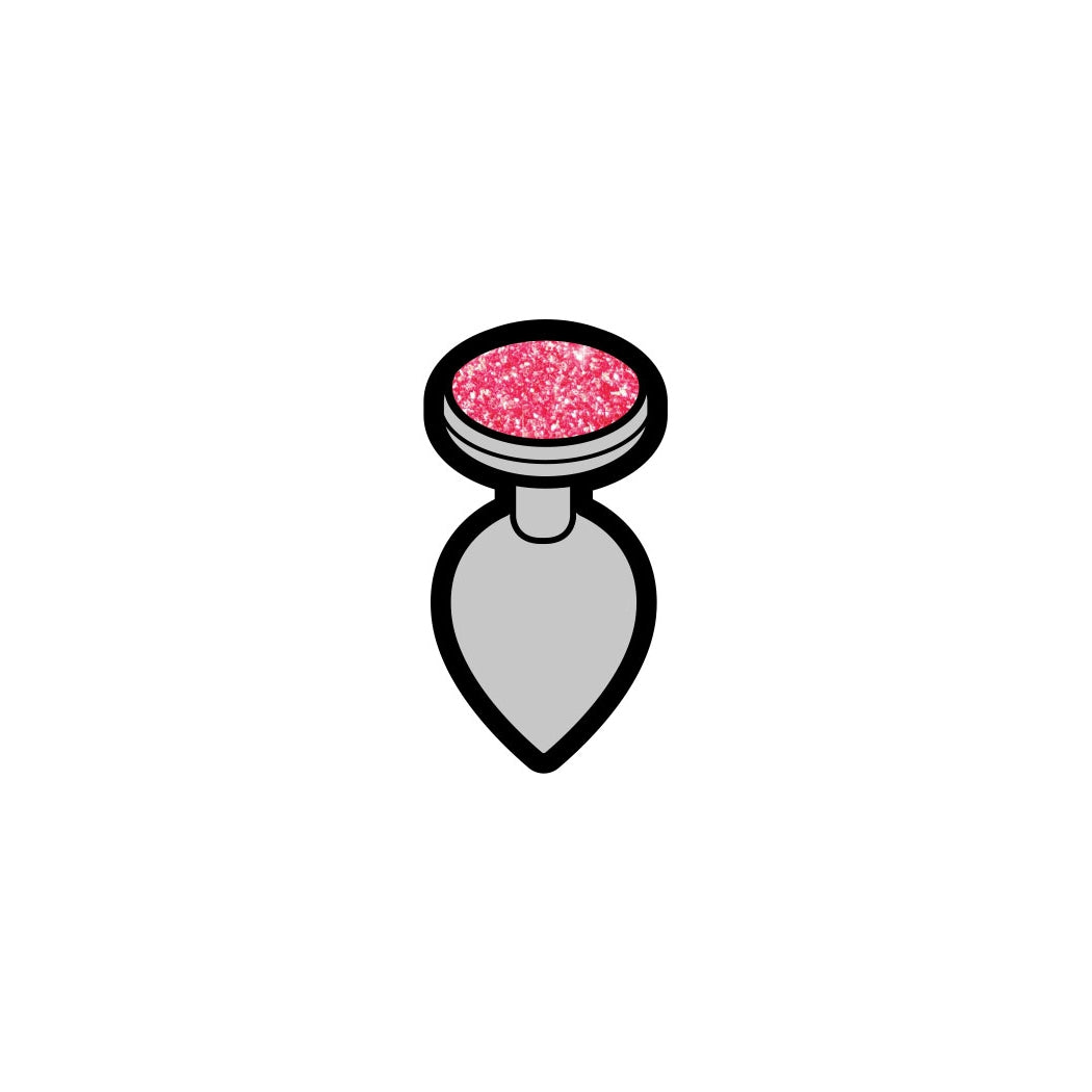 Gem Butt Plug Enamel Pin