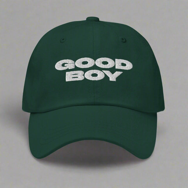 Good Boy Dad Hat by YES HOMO - Spruce
