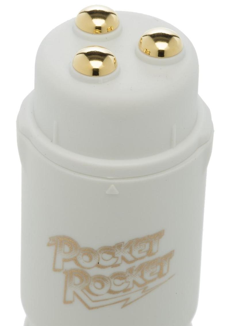 Pocket Rocket Mini Massager 4in - Ivory