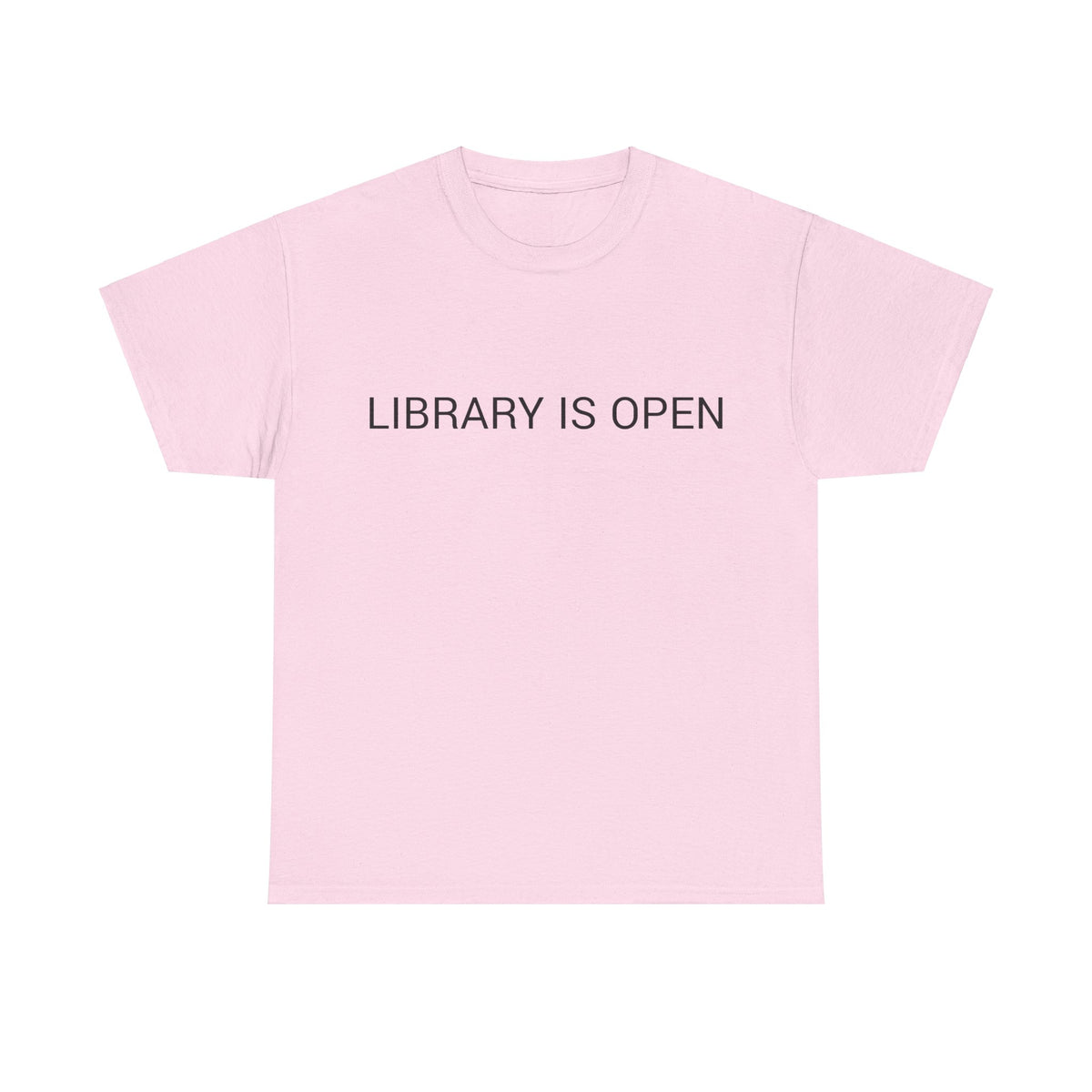 LIBRARY IS OPEN TEE BY CULTUREEDIT AVAILABLE IN 13 COLORS