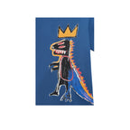 Jean-Michel Basquiat Pez Dispenser T-Shirt - Slate Blue
