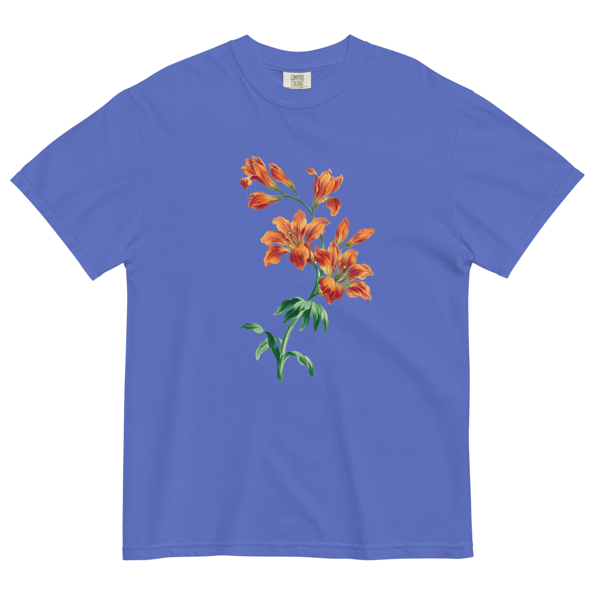 Orange Tiger Lily Flower Shirt