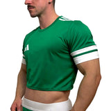 Adidas Neo Green Short Sleeve Crop Top BY SNEAKERMASK