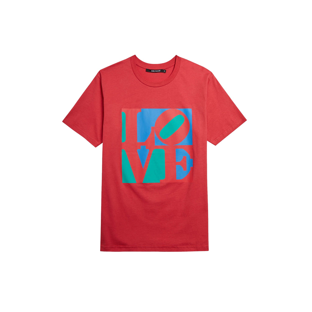 Robert Indiana Love T-Shirt - Red