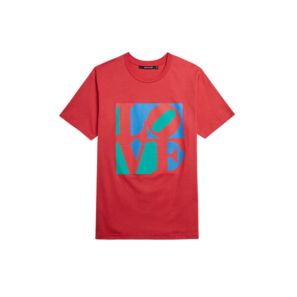 Robert Indiana Love T-Shirt - Red
