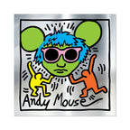 Andy Mouse By Keith Haring - Die-Cut Sticker
