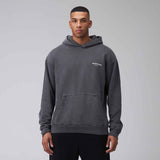 Talentless Circle Logo Hoodie Steel Grey