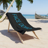 Face Down Beach Towel by CULTUREEDIT