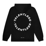 Talentless Circle Logo Hoodie Pitch Black