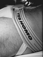 Yes Homo Jockstrap in White